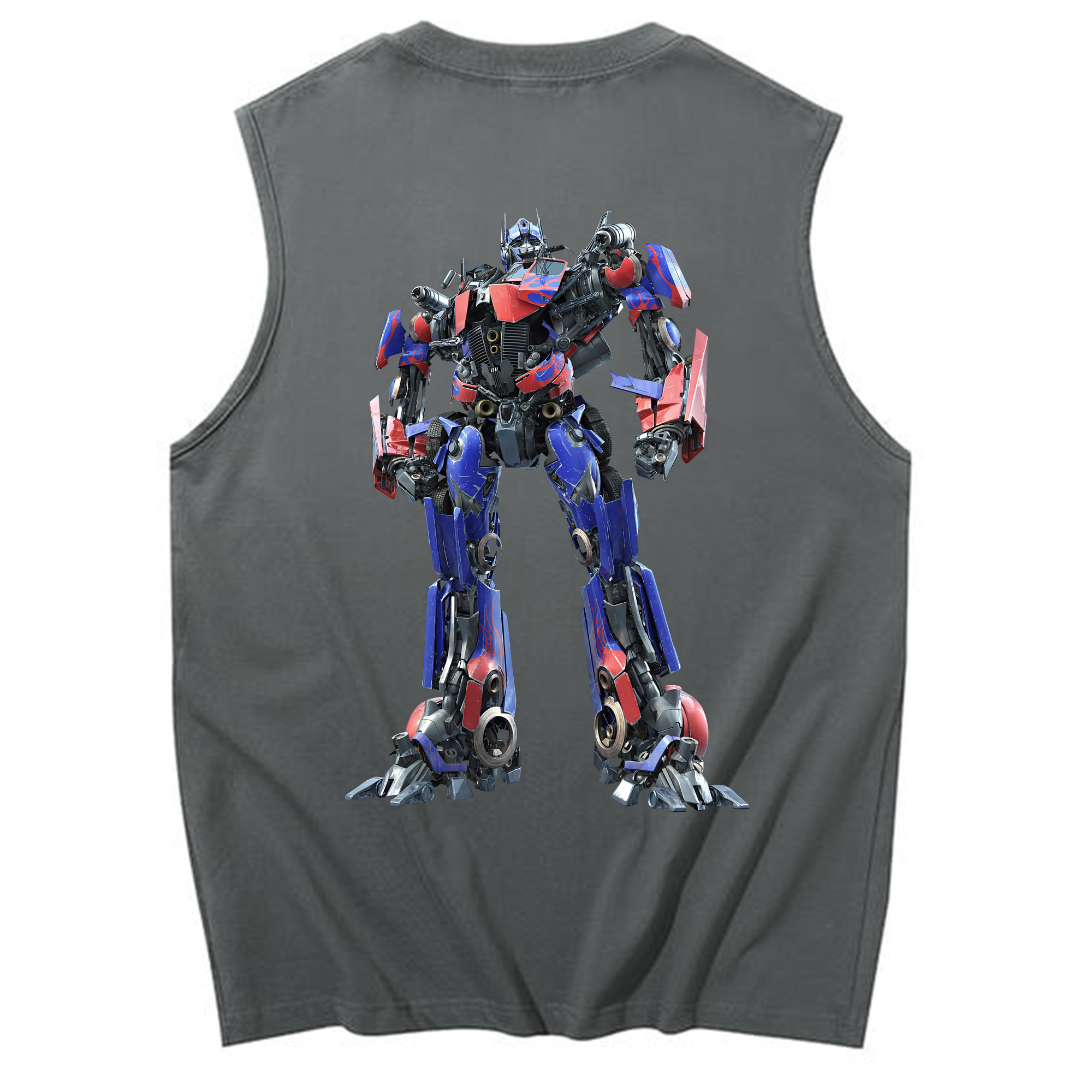 （画像用） Transformers トランスフォーマー コットン100％タンクトップ（背面プリント）